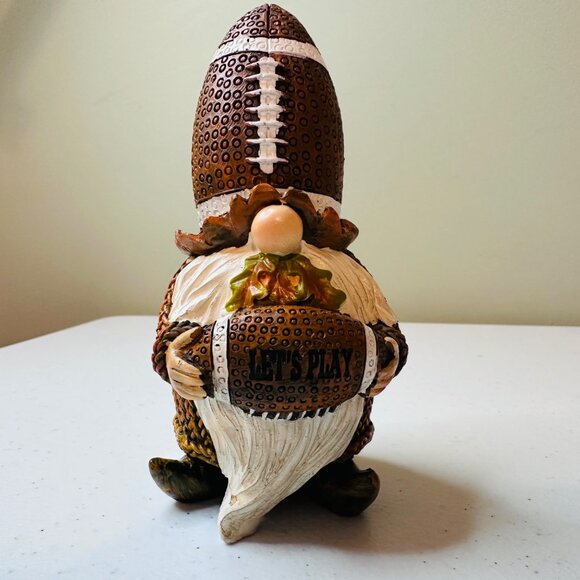 Football-Themed Gnome Decor Set of 2 For Game Days Sports Football Tiered Tray - Picture 5 of 8